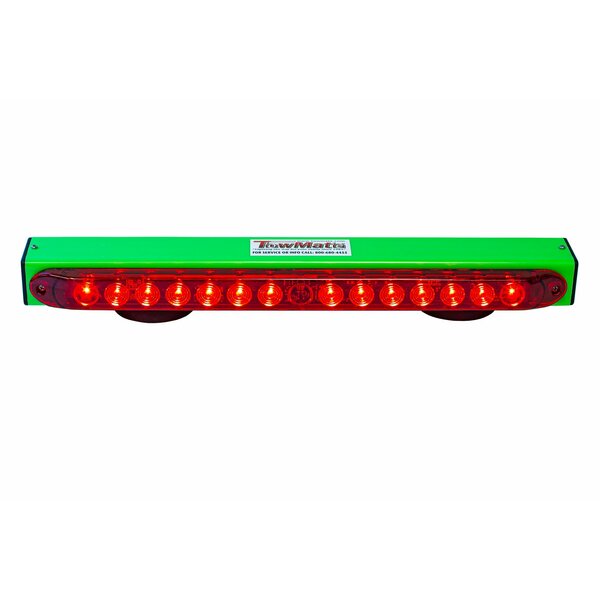 Towmate 22in LITHIUM POWERED GREEN WIRELESS TOW LIGHT 4-PIN FLAT TM22XRG-4F